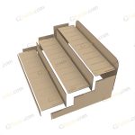 فایل برش لیزر استند تاپر کیک