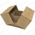 طرح آماده برش لیزری باکس گل