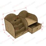طرح استند آرایشی شخصی-رومیزی درایو - تصویر 5