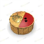 طرح برش لیزر جعبه هدیه ویژن