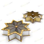 فایل برش لیزری رایگان باکس آجیل و خشکبار مدل ستاره - تصویر 5