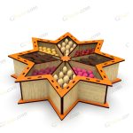 فایل برش لیزری رایگان باکس آجیل و خشکبار مدل ستاره - تصویر 10