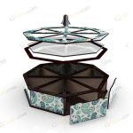 طرح برش لیزر باکس خشکبار مدل فیروزه - تصویر 4