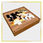 طرح برش لیزر 8 بازی در یک جعبه منچ | تخته نرد | شطرنچ | مار و پله - تصویر 4