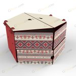 فایل برش لیزر جعبه کادویی مدل رامتین - تصویر 7
