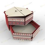فایل برش لیزر جعبه کادویی مدل رامتین - تصویر 6