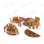 فایل برش لیزر جعبه خشکبار و شکلات مدل آوا - تصویر 3