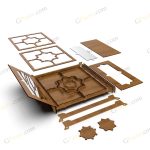 فایل برش لیزری هفت سین مدل ستاره شب - تصویر 3