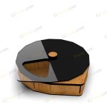 طرح لیزر چوب باکس آجیل و خشکبار مدل رول - تصویر 5