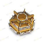 طرح برش لیزر باکس هدیه ملکه - تصویر 6