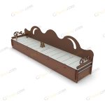 طرح لیزر استند یک طبقه تاپر گلدار فالو طرح ۲ - تصویر 4