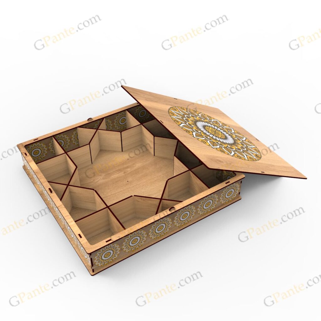 جعبه اجیل چوبی