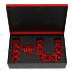 طرح لیزر باکس گل لاو یو - تصویر 2