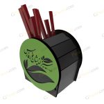 طرح برش لیزر جامدادی کارن - تصویر 6