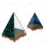 طرح لیزر باکس گل رز جاویدان هرمی - تصویر 5