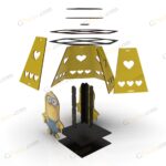 طرح لیزر اباژور مینیون - تصویر 2