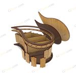طرح لیزر باکس خشکبار ترمه - تصویر 2