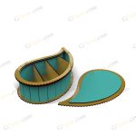 طرح لیزر باکس خشکبار ترمه - تصویر 3