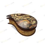 طرح لیزر باکس خشکبار ترمه - تصویر 4