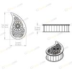 طرح لیزر باکس خشکبار ترمه - تصویر 9