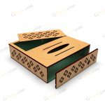 طرح لیزر باکس پذیرایی الماس - تصویر 3