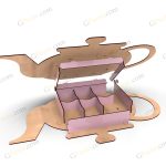 طرح لیزر تیباکس قوری - تصویر 3