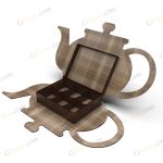 طرح لیزر تیباکس قوری - تصویر 10