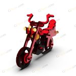 طرح لیزر پازل سیکلت - تصویر 2
