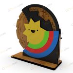 طرح لیزر ذکر هفته رنگین کمان - تصویر 8
