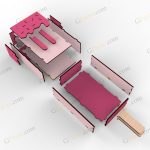 طرح لیزر باکس هدیه آیس - تصویر 6