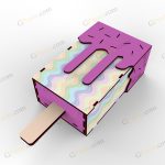 طرح لیزر باکس هدیه آیس - تصویر 8