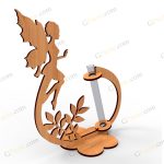 طرح لیزر باکس تک گل انجل - تصویر 2
