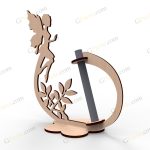 طرح لیزر باکس تک گل انجل - تصویر 7