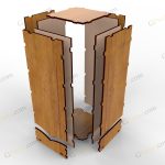 طرح لیزر باکس هدیه انجلینا - تصویر 9
