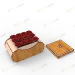 طرح لیزر باکس هدیه فندق - تصویر 5