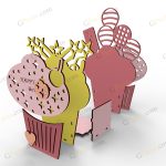 طرح لیزر باکس هدیه پارتی - تصویر 6