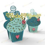 طرح لیزر باکس هدیه پارتی - تصویر 12