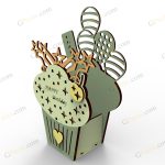 طرح لیزر باکس هدیه پارتی - تصویر 15