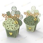 طرح لیزر باکس هدیه پارتی - تصویر 2