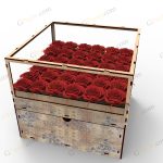 طرح لیزر باکس گل تریتا - تصویر 4