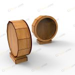 طرح لیزر باکس گل جلال - تصویر 6