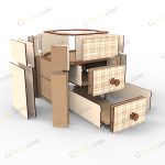 فایل لیزر باکس گل منور - تصویر 2