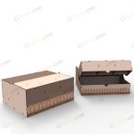 طرح لیزر جعبه گل تهمینه - تصویر 7