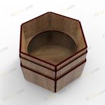 طرح لیزر باکس گل برهون - تصویر 4