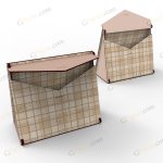 طرح برش لیزر جعبه هدیه پژمان - تصویر 3