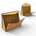 طرح برش لیزر جعبه هدیه پژمان - تصویر 6