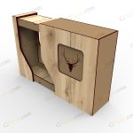 فایل برش لیزر جعبه گل چری - تصویر 9