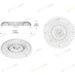 طرح لیزر لامپ LED دست ساز دونات دبل - تصویر 4