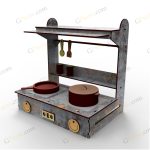 طرح لیزر بازی اجاق گاز اووِِن - تصویر 5