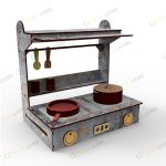 طرح لیزر بازی اجاق گاز اووِِن - تصویر 8